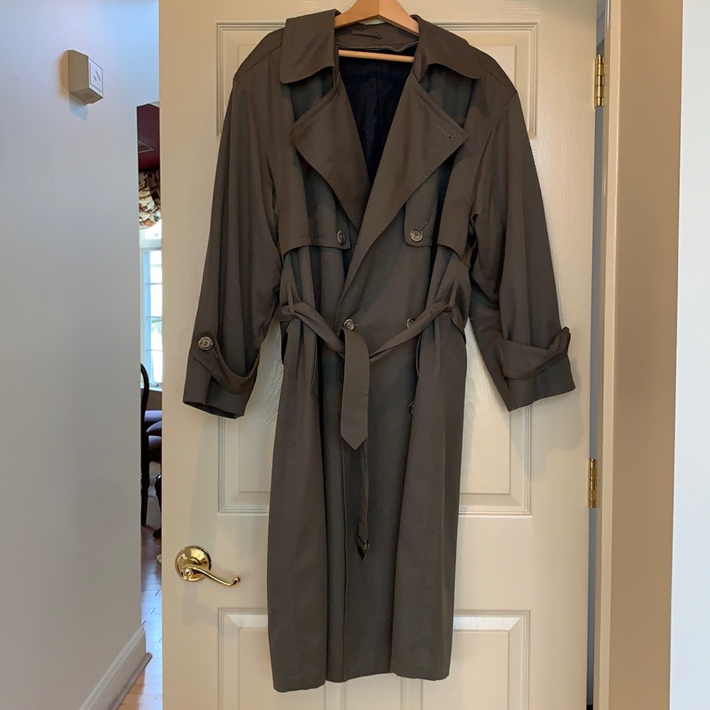 Men's London Fog Raised Double-Breasted Jacket